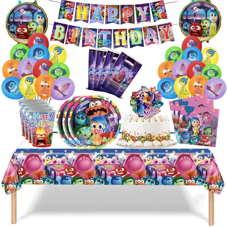 Globos Cotillón Decorativo Cumpleaños Intensamente-0