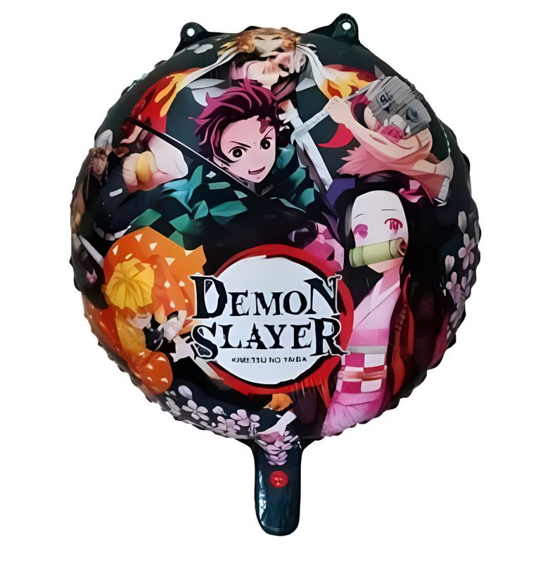Set Globos Aluminio Nezuko (Demon Slayer ) 5pzas-1