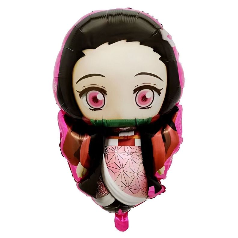 Set Globos Aluminio Nezuko (Demon Slayer ) 5pzas-2