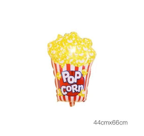 Set Globos Aluminio Fast Food Donust ,Pastelito, Hamburguesa 6 piezas-5