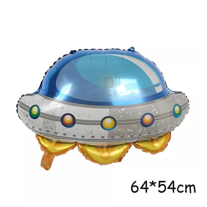 Set Globos aluminio con Banderín Astronauta-2