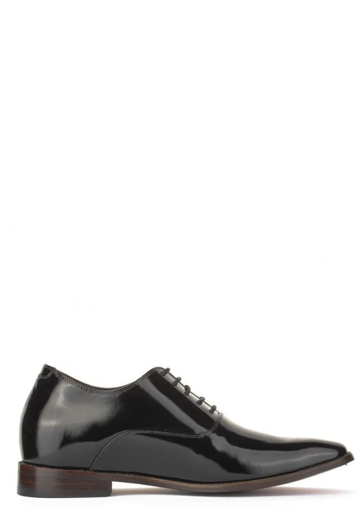 Zapato Hombre Elegant Charol Max Denegri +7cms-2