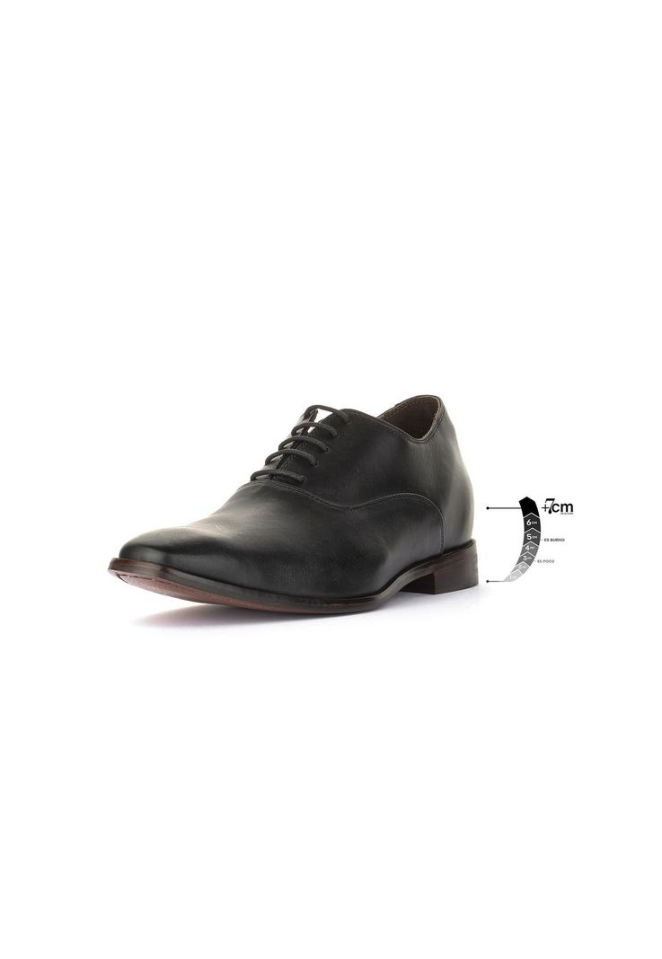 Zapato Hombre Elegant Negro Max Denegri +7cms-0