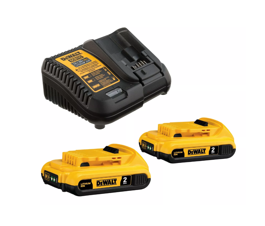  Kit cargador 4ah dcb115+2 baterías 2ah  dcb203c2-b2 dewalt-0