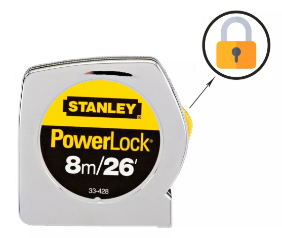 Cinta metrica powerlock  8m/26 - 33-428ht stanley-1