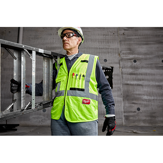Chaleco seguridad amarillo - talla xl 48-73-5022 milwaukee-1