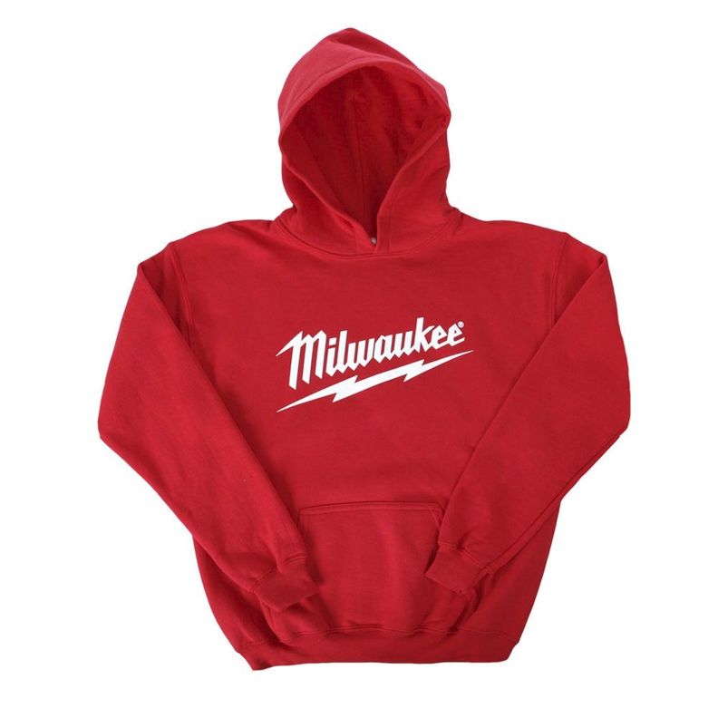Poleron rojo milwaukee talla M Niños Milwaukee-1