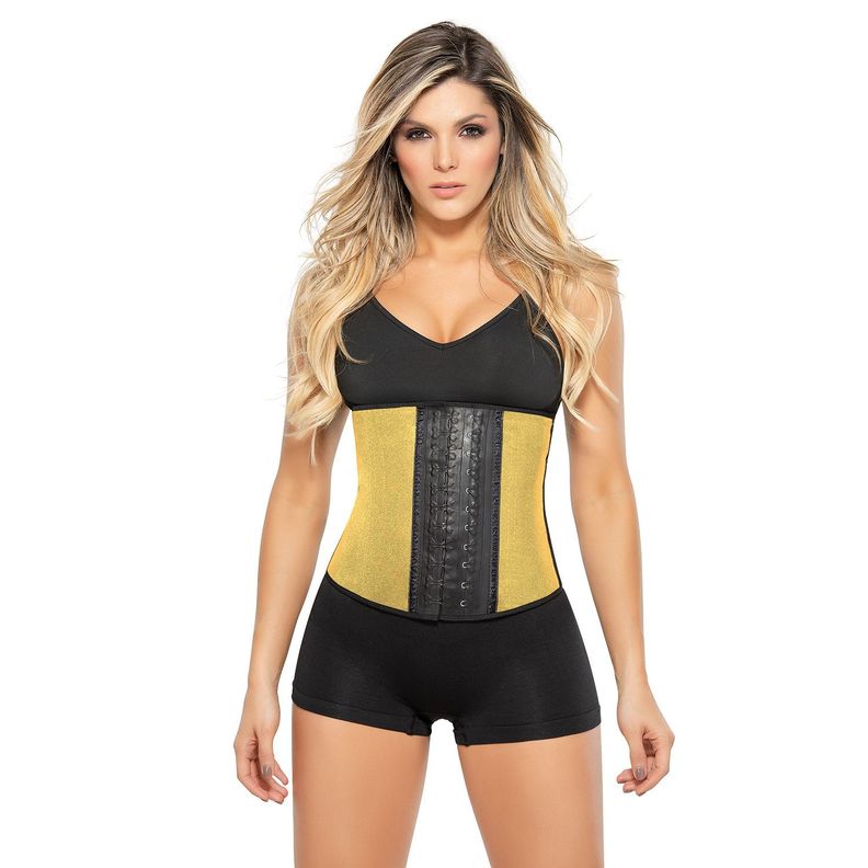 Cinturilla Deportiva En Latex Dorado 2040 Ann Chery-0