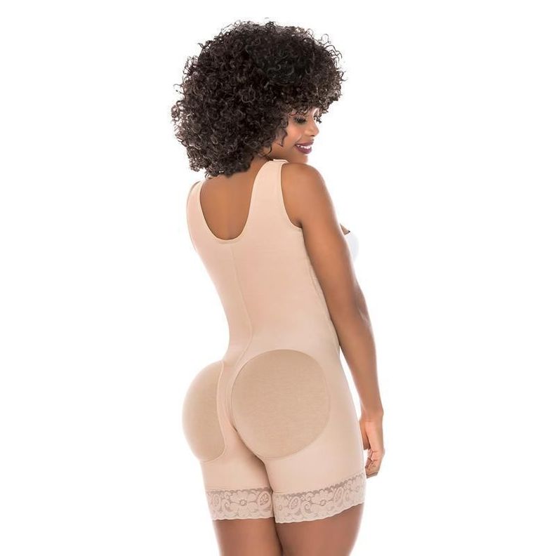 Faja Colombiana Moldeadora y Reductora En Short 518-2 Beige-1