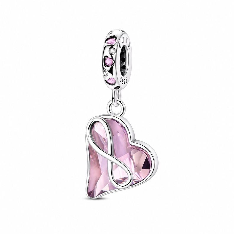 Charm Dije Corazon Infinito Love Mama Plata 925