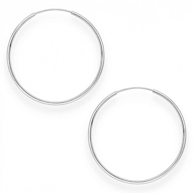 Aros Argolla Lisa 16mm Plata Ley 925