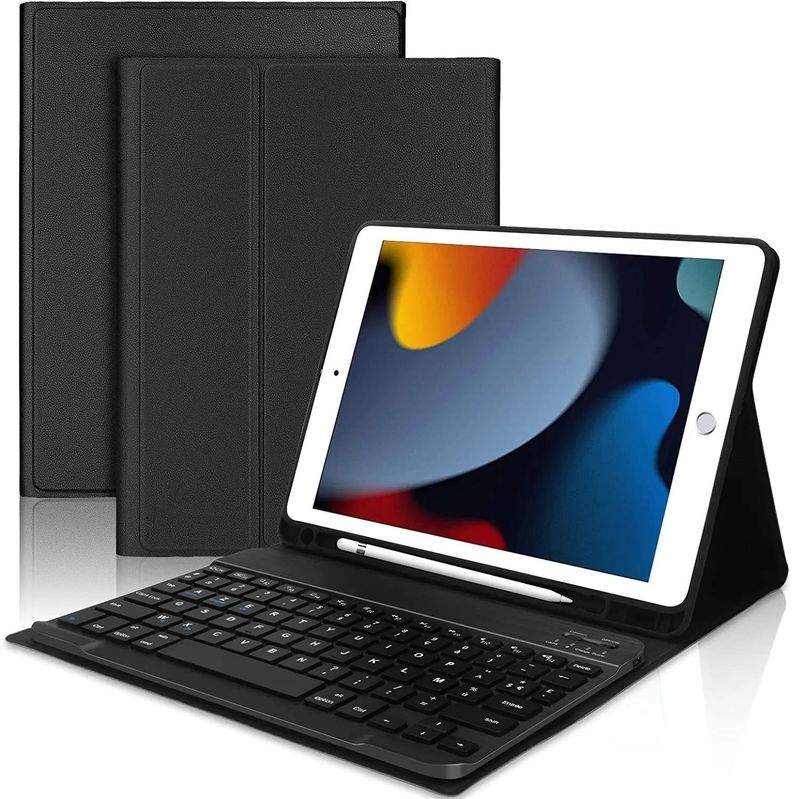 Funda con teclado para IPAD 10.9 Color Negro-0