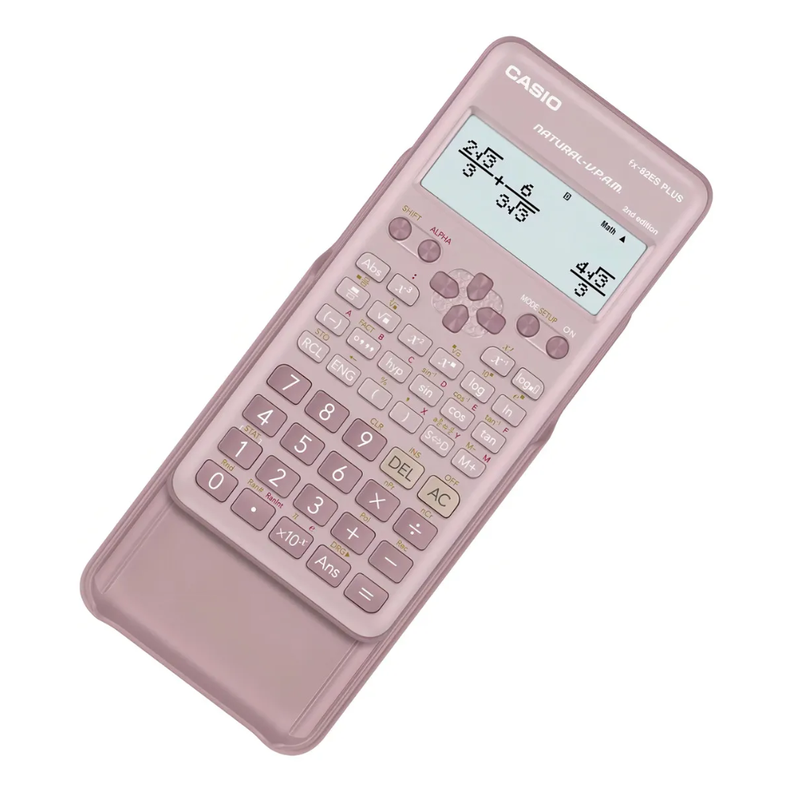 CALCULADORA CASIO FX 82ESPLUS2 PK ROSA