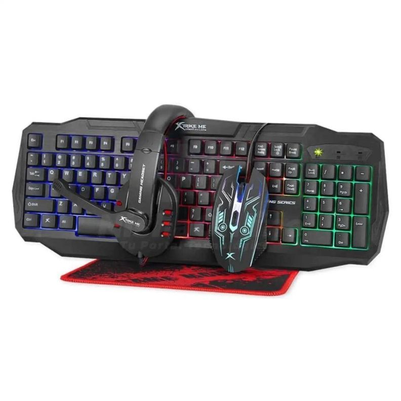 COMBO GAMER XTRIKE ME CM406 4 EN 1-0