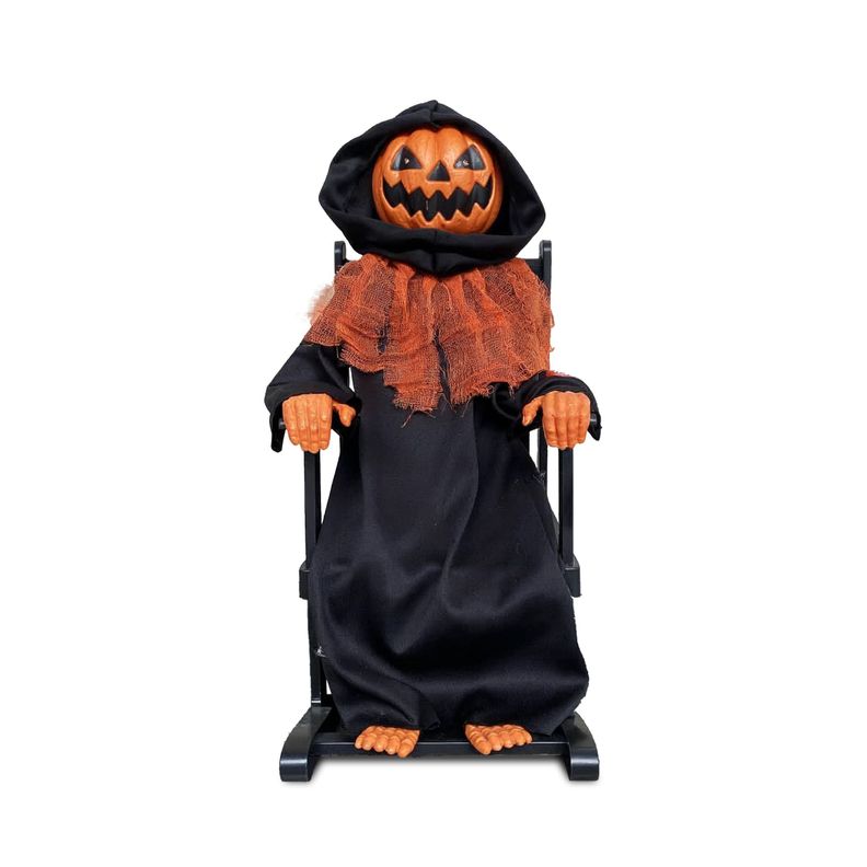 Calabaza en Silla Mecedora animada