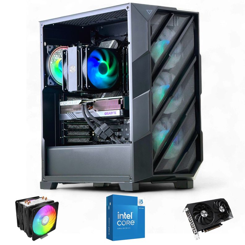 PC GAMER INTEL CORE i5 14600K 32gb DDR5 2Tb RTX 5070 12Gb WiFi-0