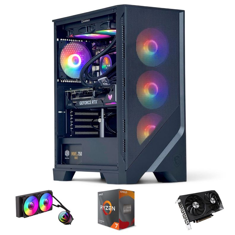 PC GAMER: AMD RYZEN 7 5800x 32Gb 1Tb RTX 3060 WiFi-0