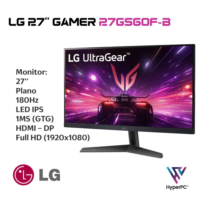PC GAMER + MONITOR 27 + Perif: AMD RYZEN 5 8400 32gb 1Tb RTX 3050 WiFi-3
