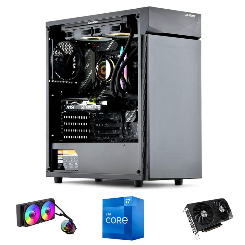 PC GAMER: INTEL CORE i7 12700K 32gb DDR5 2Tb RTX 4060 Ti WiFi-0