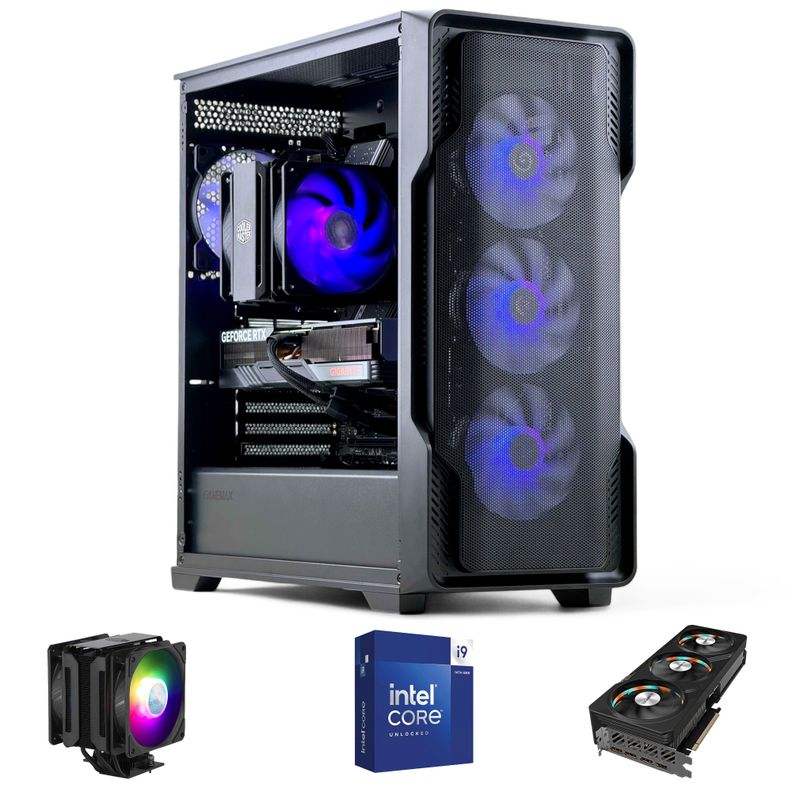 PC GAMER Siege INTEL CORE i9 14900KF 32gb DDR5 2Tb RTX 5070-0