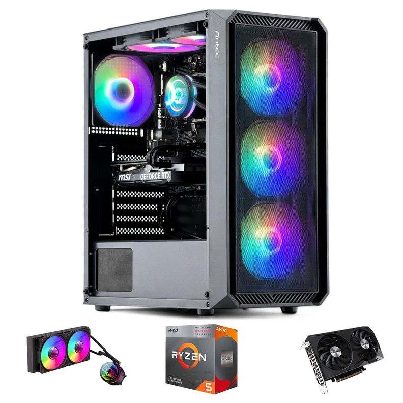 PC GAMER AMD RYZEN 5 5500 32gb 1Tb RTX 4060 WiFi-0
