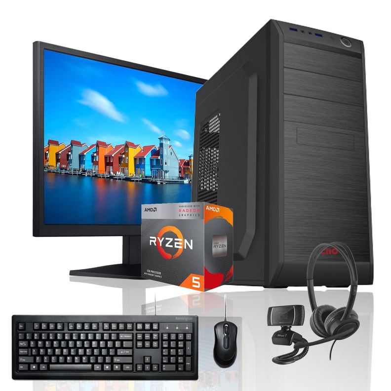 PC + MONITOR 22 + Perif: AMD RYZEN 5 5600GT 8gb 1Tb Vega WiFi-0