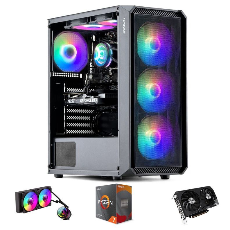 PC GAMER: AMD RYZEN 7 5800x 32gb 2Tb RTX 3060 WiFi-0
