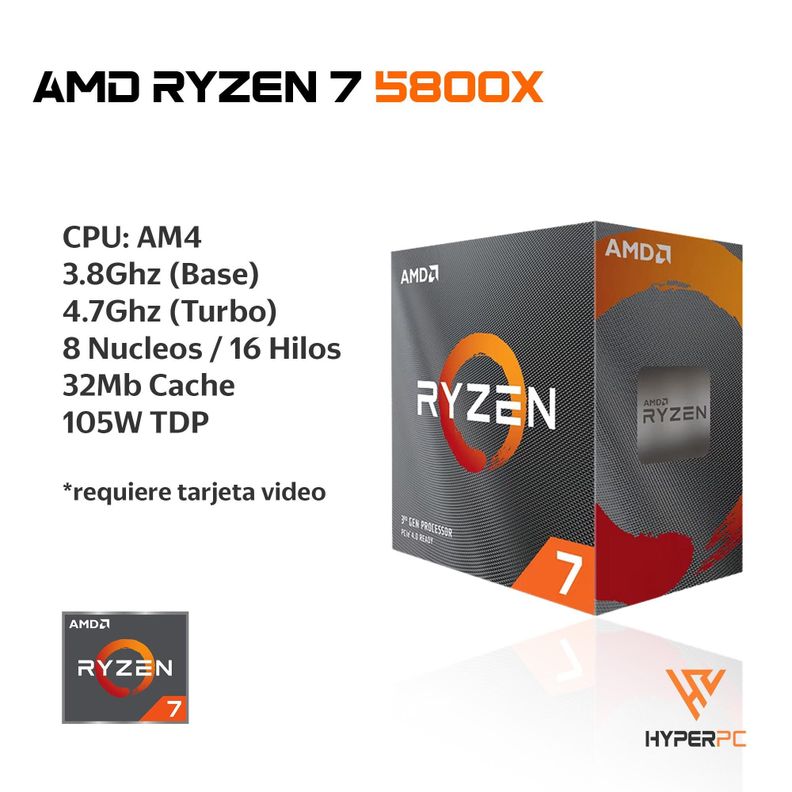 PC GAMER: AMD RYZEN 7 5800x 32gb 2Tb RTX 3060 WiFi-2