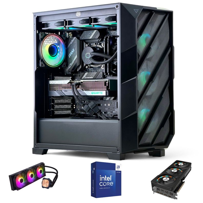 PC GAMER INTEL CORE i9 14900KF 64gb DDR5 1Tb RTX 5070-0