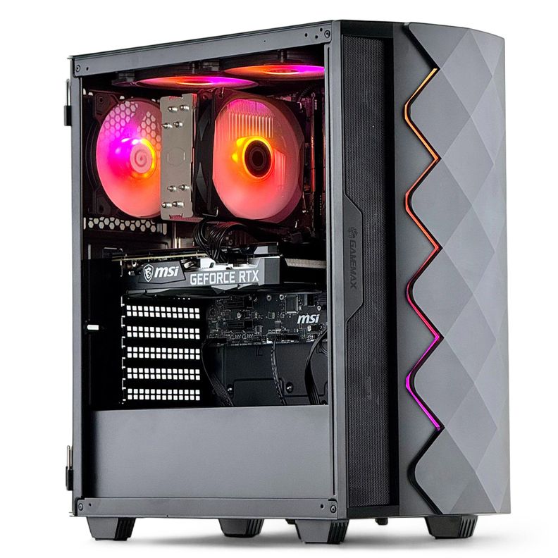 PC GAMER AMD Ryzen 5 7600 16Gb DDR5 1Tb RTX 5060 Ti Negro