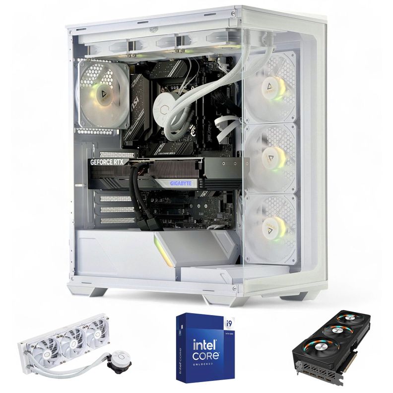 PC GAMER Blanco INTEL CORE i9 14900KF 32gb DDR5 2Tb RTX 5070-0