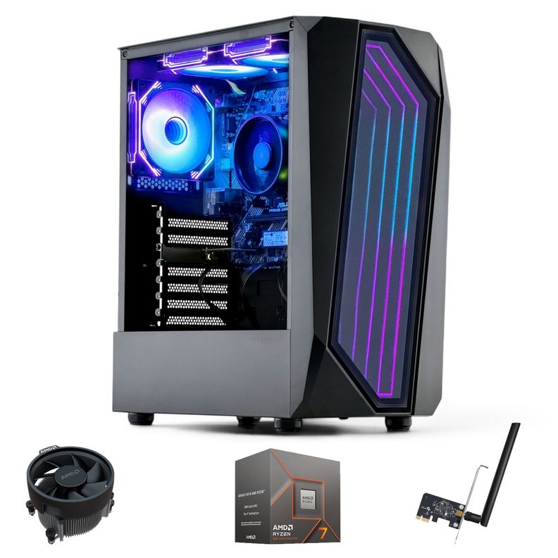 PC GAMER Bandit AMD RYZEN 7 8700G 32gb DDR5 1Tb Radeon 780M WiFi-0