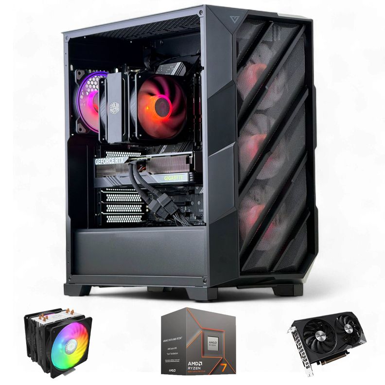 PC GAMER AMD RYZEN 7 7700X 32Gb DDR5 2Tb RTX 3060 WiFi Air-0