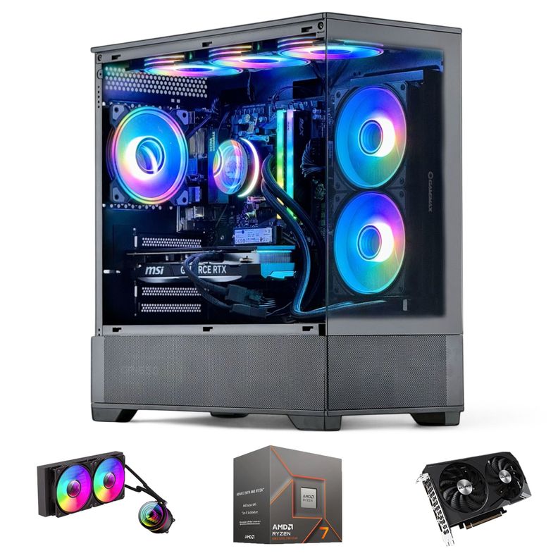 PC GAMER AMD RYZEN 7 7700X 32Gb DDR5 1Tb RTX 5070 12Gb-0