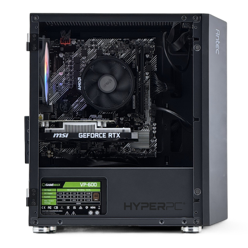 PC GAMER: INTEL CORE i3 13100 16gb 1Tb RTX 3060 WiFi-1