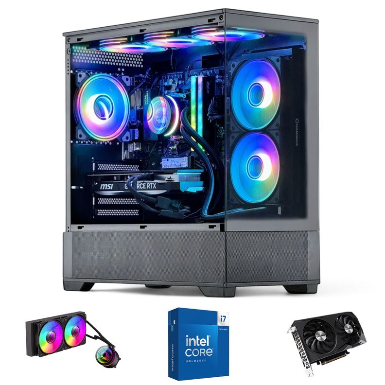 PC GAMER INTEL CORE i7 14700K 32gb DDR5 2Tb RTX 5070 12Gb WiFi-0