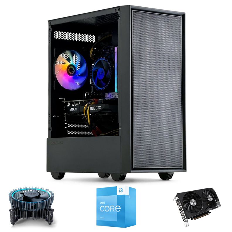 PC GAMER: INTEL CORE i3 13100 16gb 500Gb RTX 3060 WiFi-0