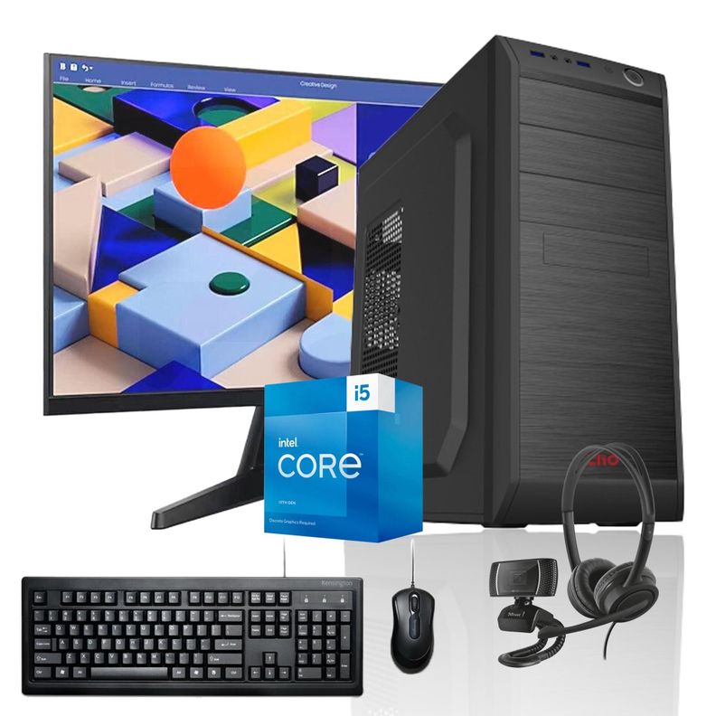 PC + MONITOR 24 + Perif: INTEL CORE i5 13400 32gb DDR5 1Tb UHD 730 WiFi-0