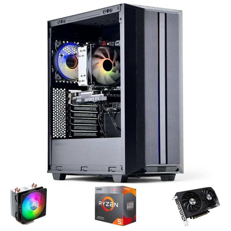 PC GAMER AMD RYZEN 5 5500 16gb 1Tb RTX 3060 WiFi-0