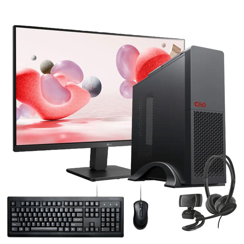 PC mini + MONITOR 22 + Perif: INTEL CORE i5 14400 16Gb DDR5 500Gb UHD 730 WiFi Negro