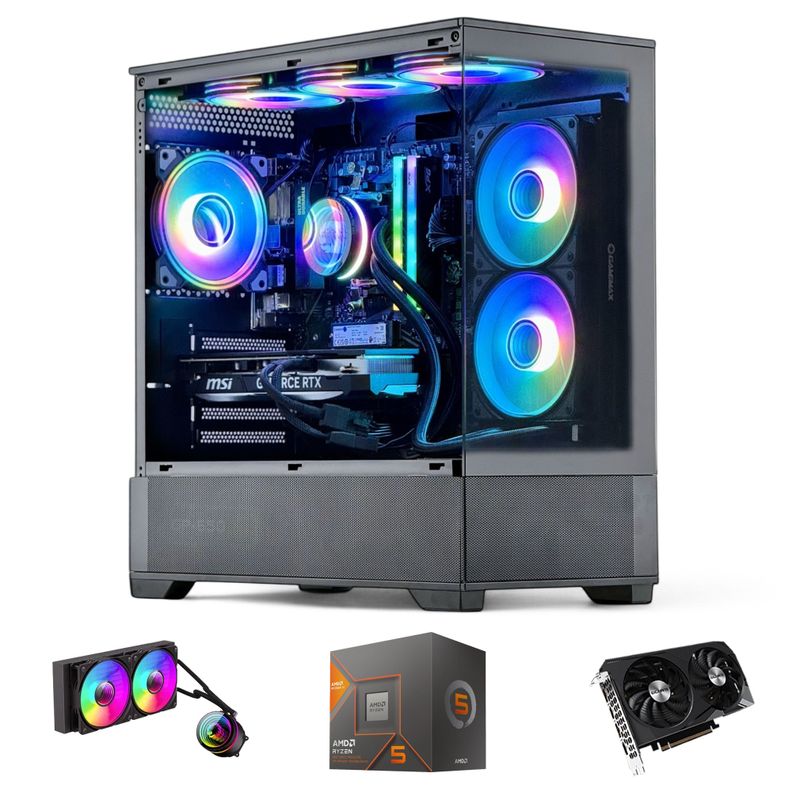 PC GAMER AMD RYZEN 5 7600X 64Gb DDR5 2Tb RTX 3060 WiFi-0