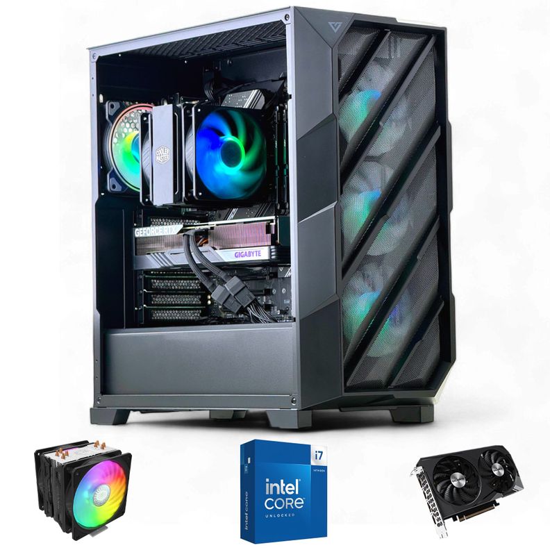 PC GAMER: INTEL CORE i7 14700K 32gb DDR5 1Tb RTX 4060 WiFi Air-0