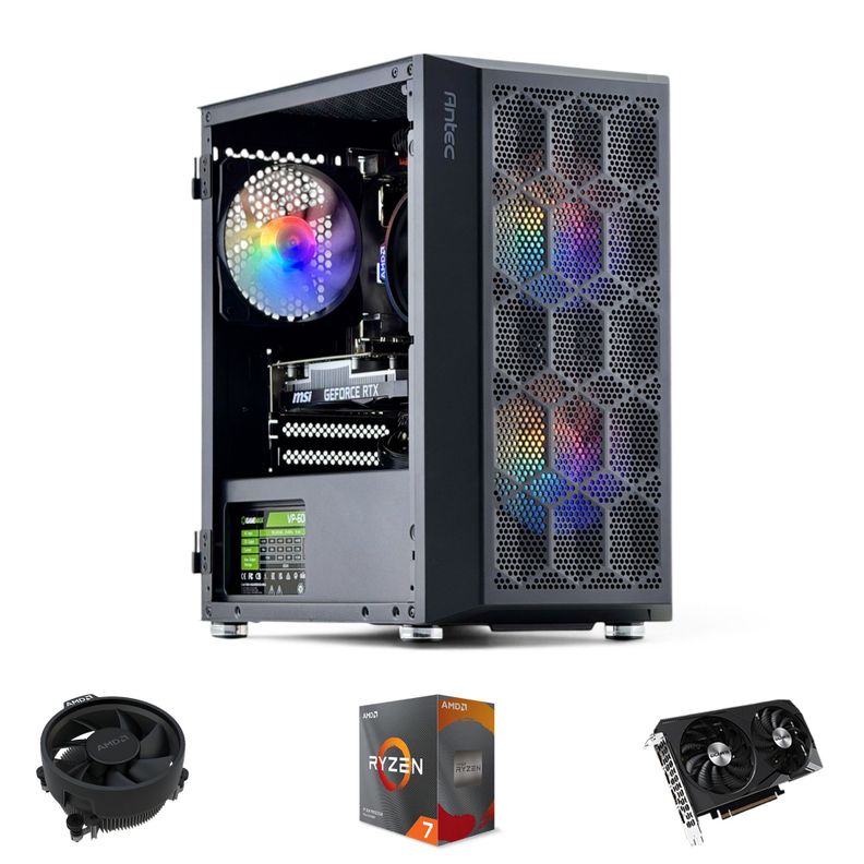 PC GAMER: AMD RYZEN 7 5700 32gb 1Tb GTX 1650 WiFi-0