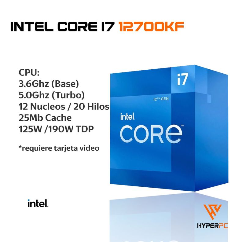 PC GAMER Blanco INTEL CORE i7 12700K 32gb DDR5 1Tb RTX 4060 WiFi-2