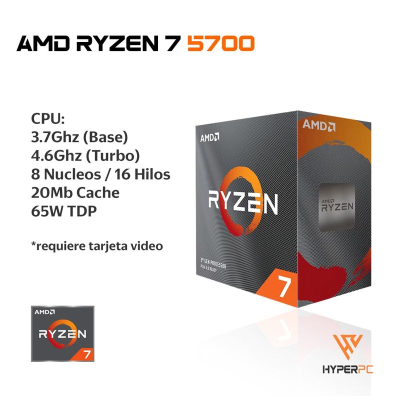 PC GAMER AMD RYZEN 7 5700 32gb 1Tb RTX 3060 WiFi Air-2