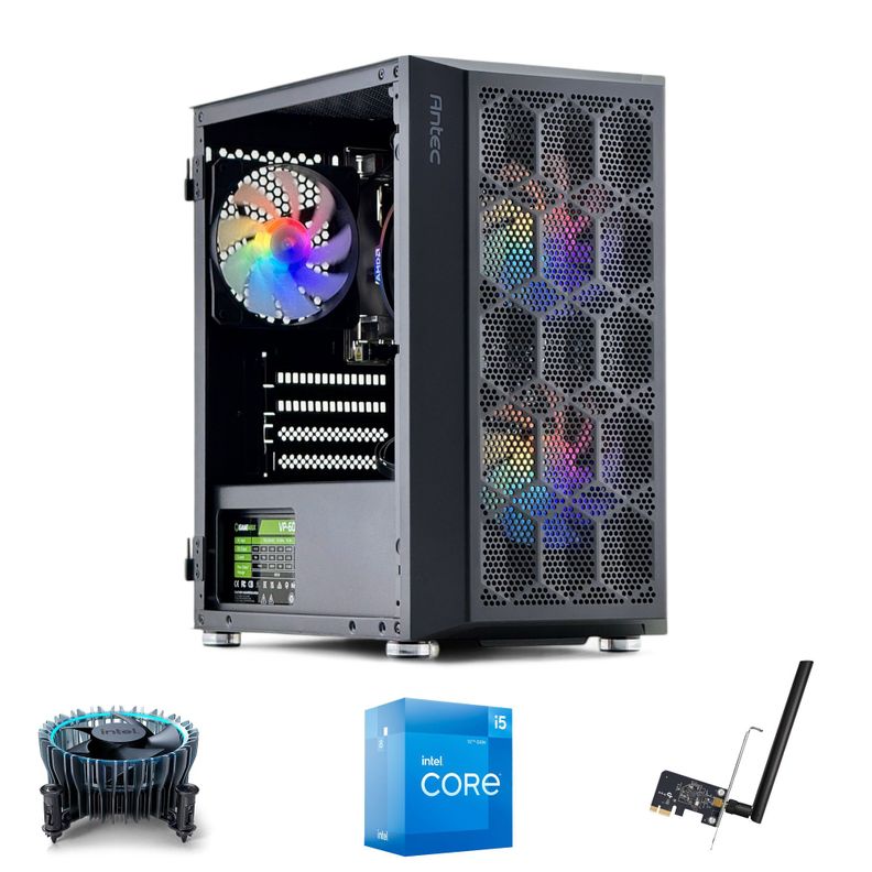 PC GAMER INTEL CORE i5 14500 16gb DDR5 500Gb UHD 770 WiFi-0