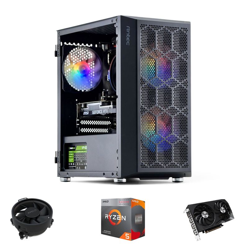 PC GAMER AMD RYZEN 5 5500 16gb 1Tb RTX 3050 WiFi-0