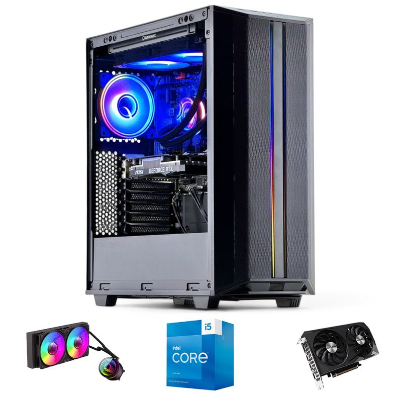 PC GAMER INTEL CORE i5 12400 32gb DDR5 1Tb RTX 3060 WiFi-0