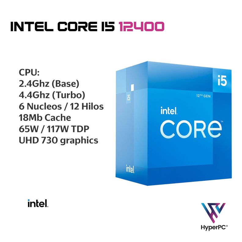 PC mini + MONITOR 22 + Perif: INTEL CORE i5 12400 16gb 500Gb UHD 730 WiFi-1