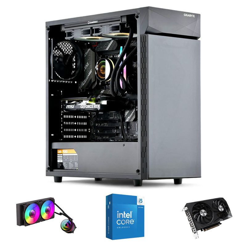 PC GAMER INTEL CORE i5 14600K 64gb DDR5 2Tb RTX 5070 12Gb WiFi-0
